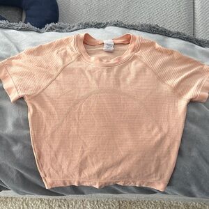 lululemon athletica Peach Short Sleeve Tee